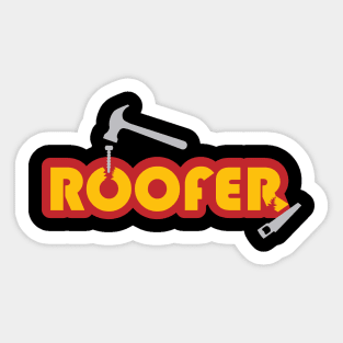 ROOFER Sticker